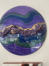 Load image into Gallery viewer, Crystal resin geode painting class