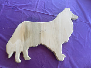 Plain wood Dog for painting