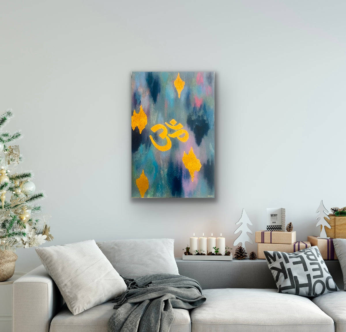 Om gold leaf !!