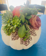 Load image into Gallery viewer, Succulent Pumpkin decor class