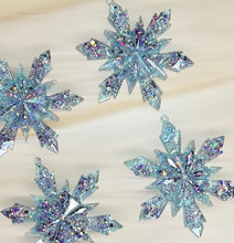 Load image into Gallery viewer, Resin snowflake and beaded class