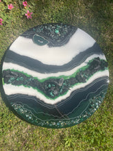 Load image into Gallery viewer, Malachite Resin Painting 20”