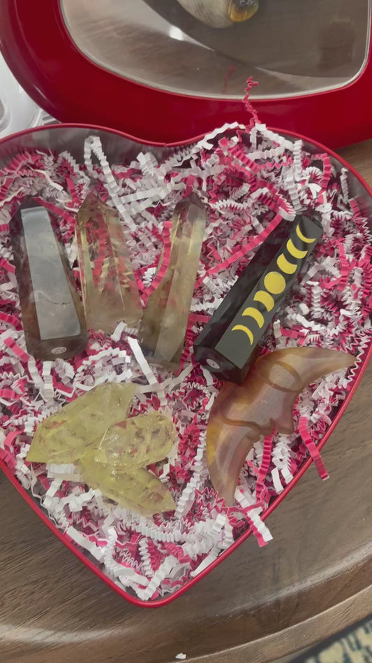 Citrine Filled Valentines box