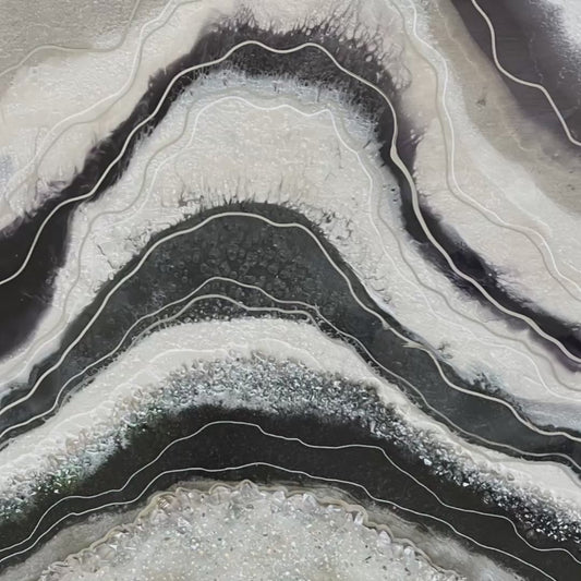 Crystal Geode Painting class