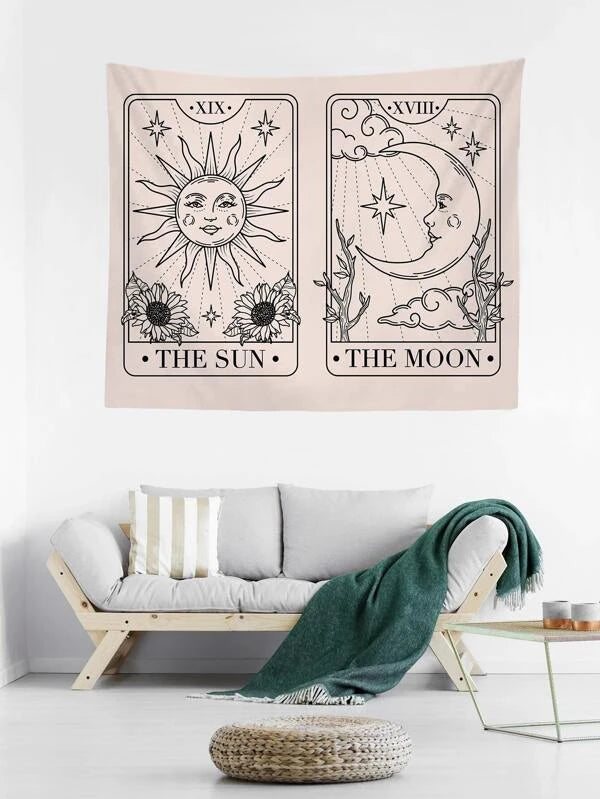 Tapestry Tarot Sun and Moon
