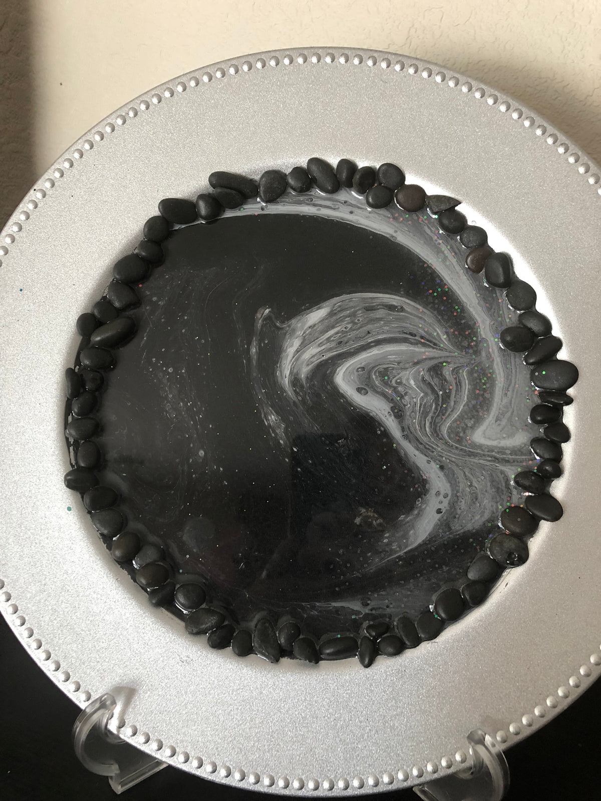 Black platter