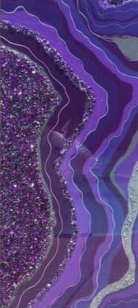 Purple Passion Amethyst Painting