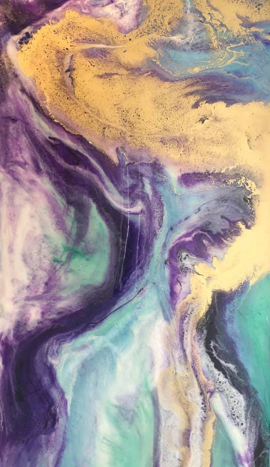 Dreamy Abstract in Resin