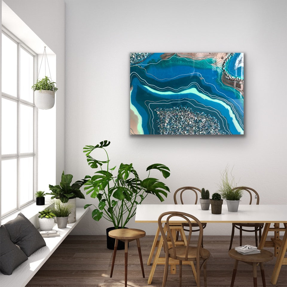 River Love Resin Crystal Painting