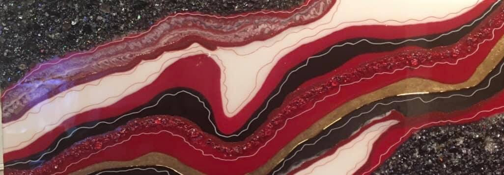 Red Abstract Painting