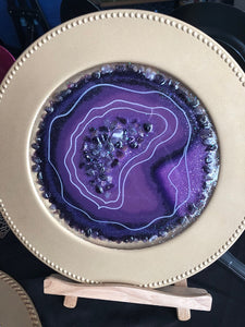 Purple Geode Platter