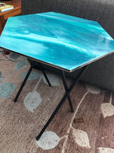 Load image into Gallery viewer, Teal Side Table