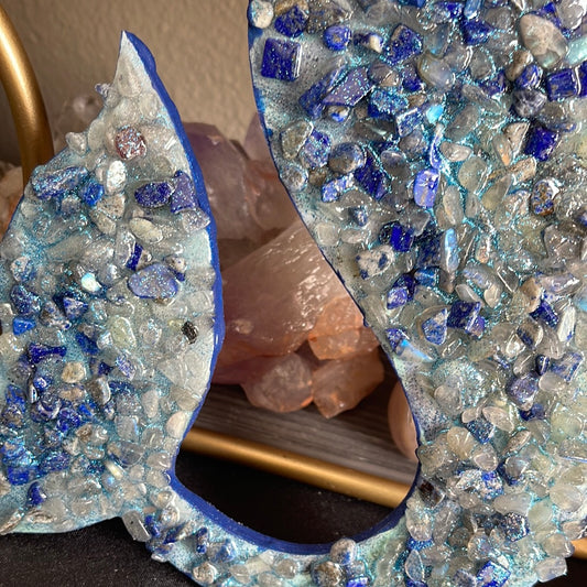 Aquamarine and Lapis Mermaid