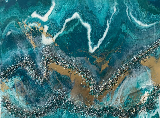 Teal and Gold!