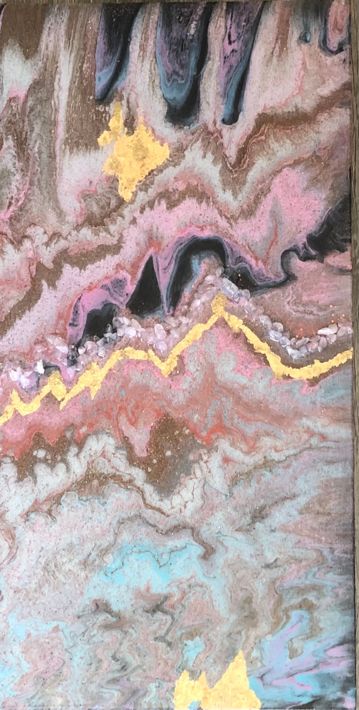 Sandstorm rose quartz