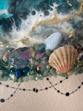 Load image into Gallery viewer, Ocean resin pour Painting