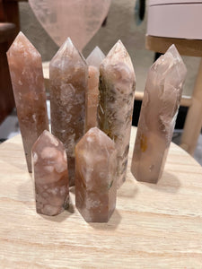 Flower agate towers