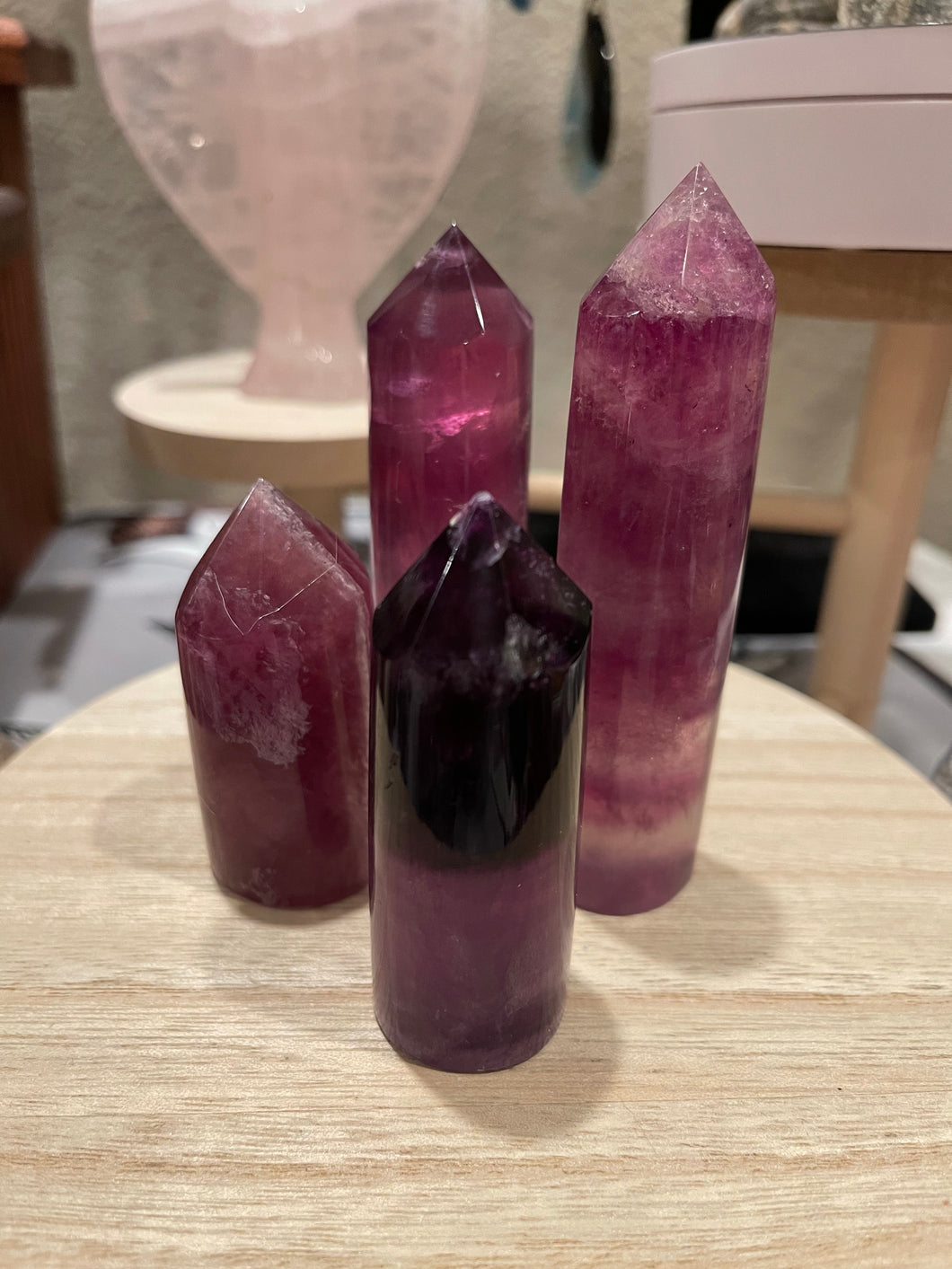Cylinder Fluorite towers