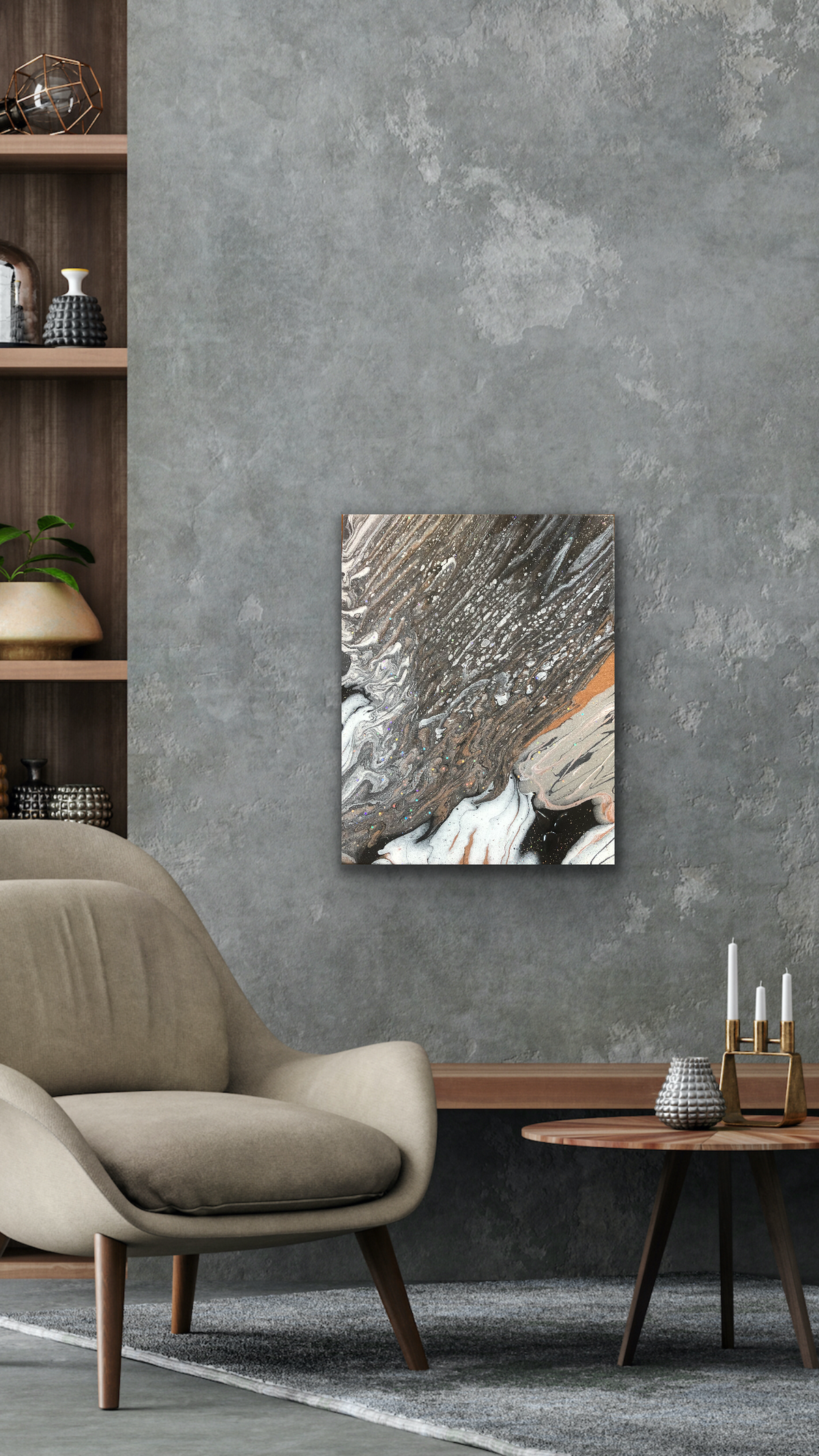 Modern pour painting