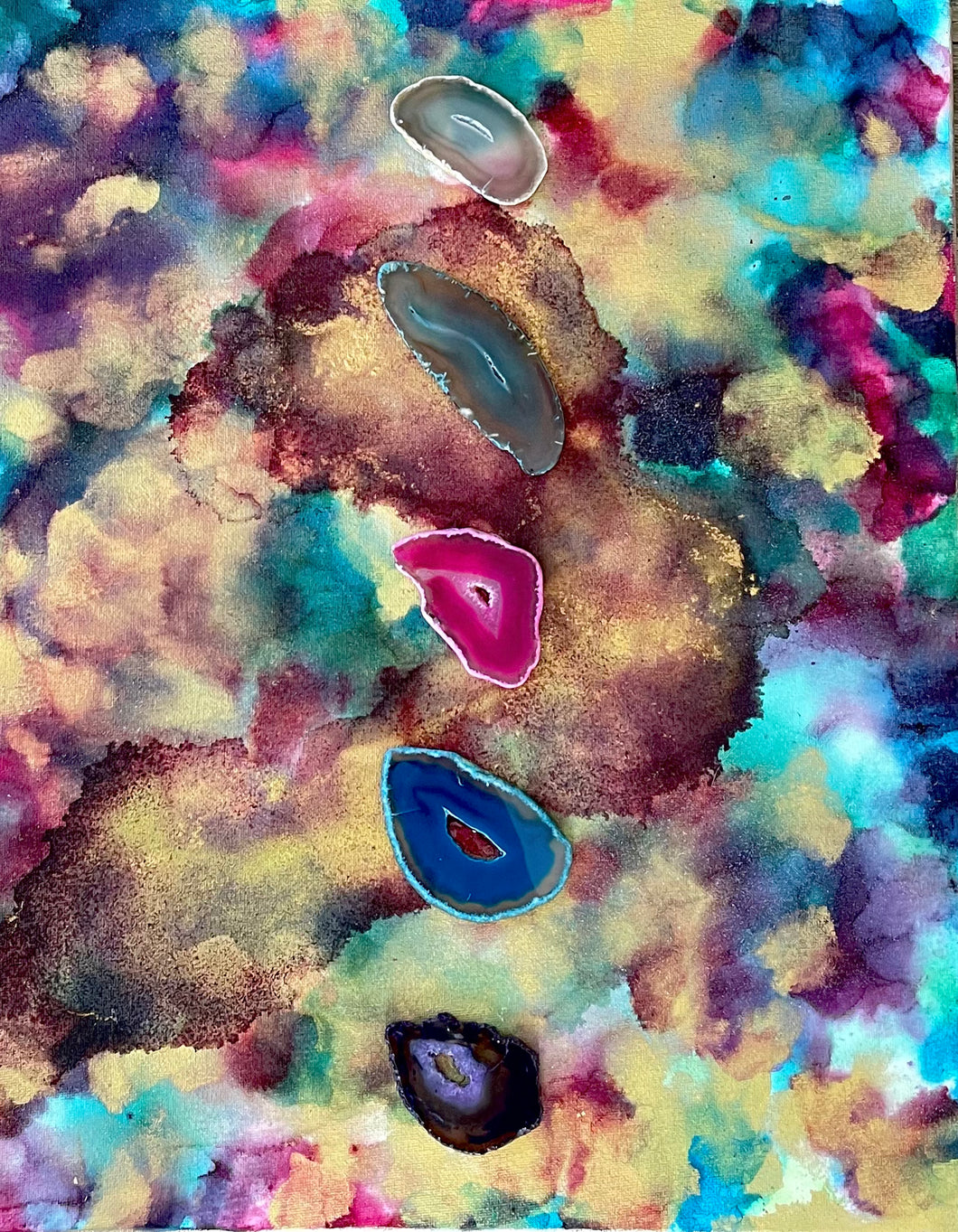 Agate alcohol ink