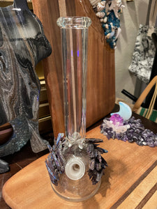 Aura Kyanite crystal water pipe