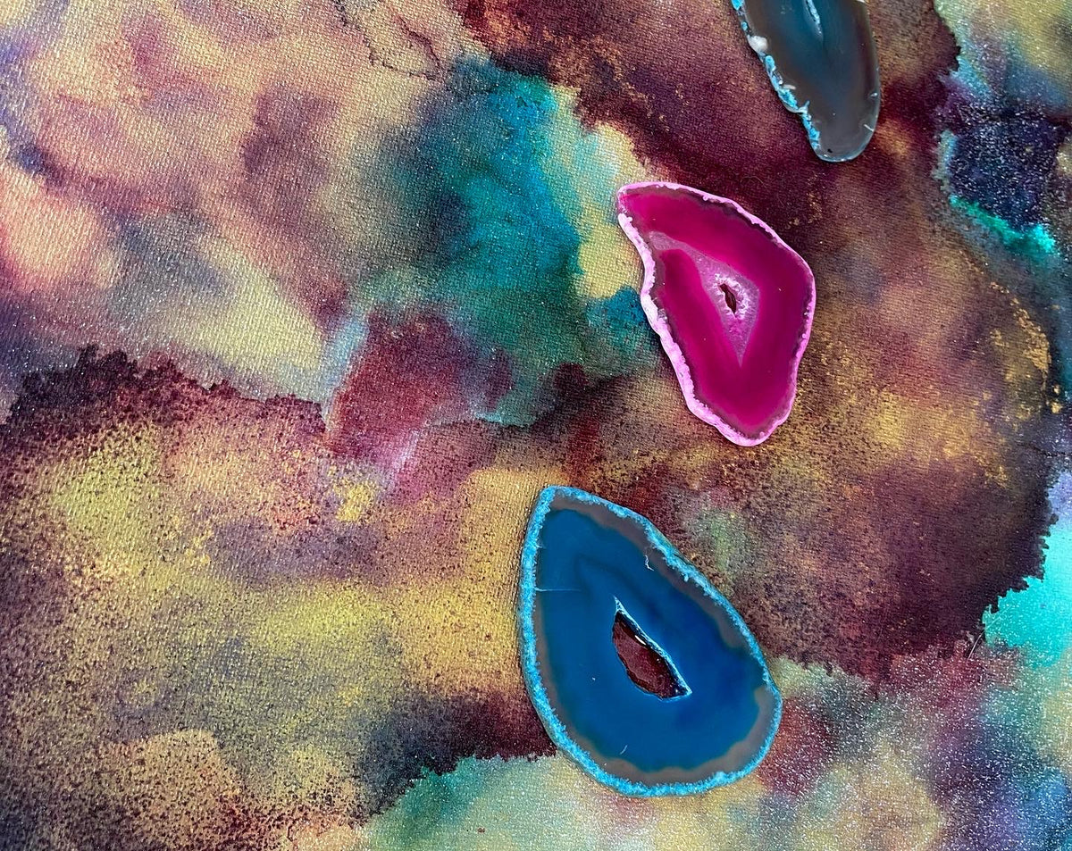 Agate alcohol ink