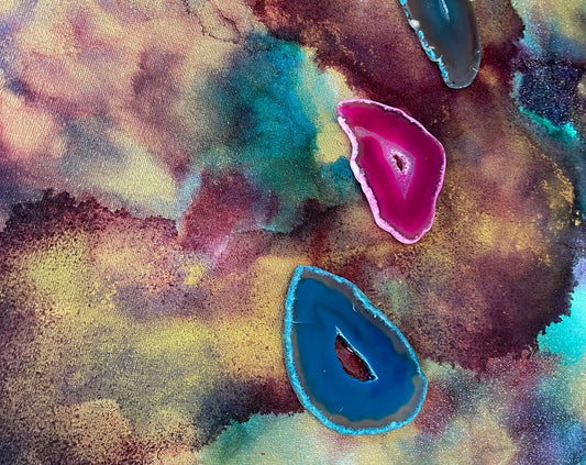 Agate alcohol ink