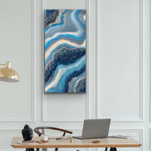 Load image into Gallery viewer, Blue dreams resin painting